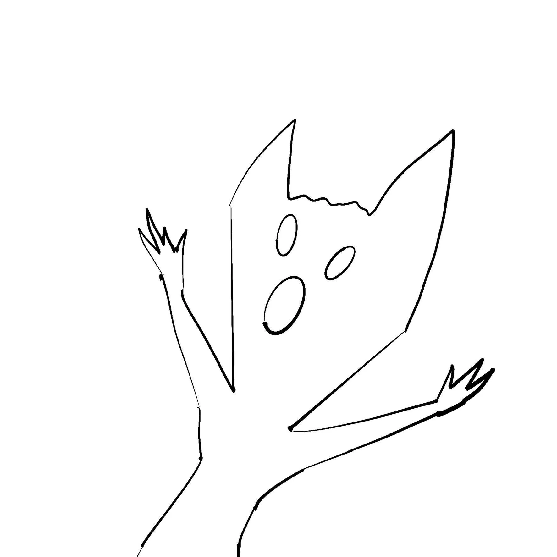 Initial monster sketch