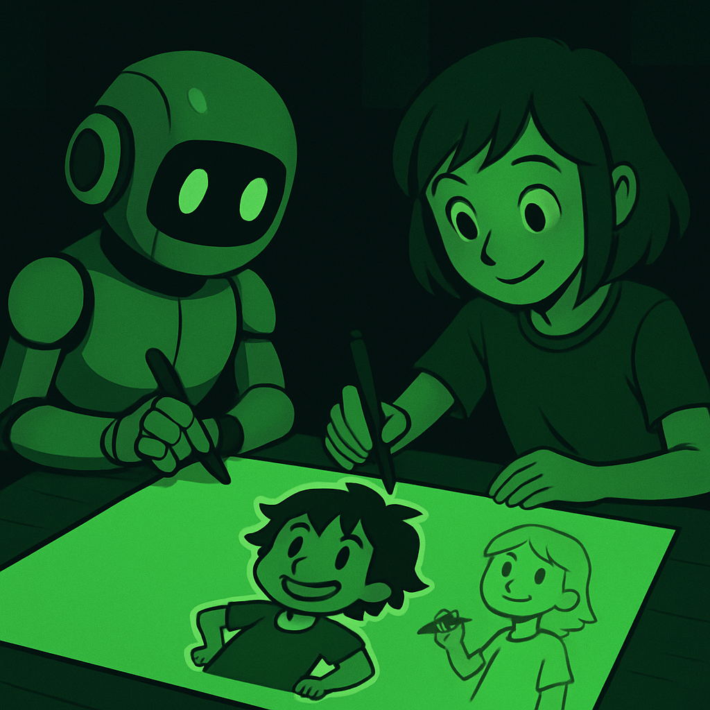 Draw together with AI. ChatGPT DALLE